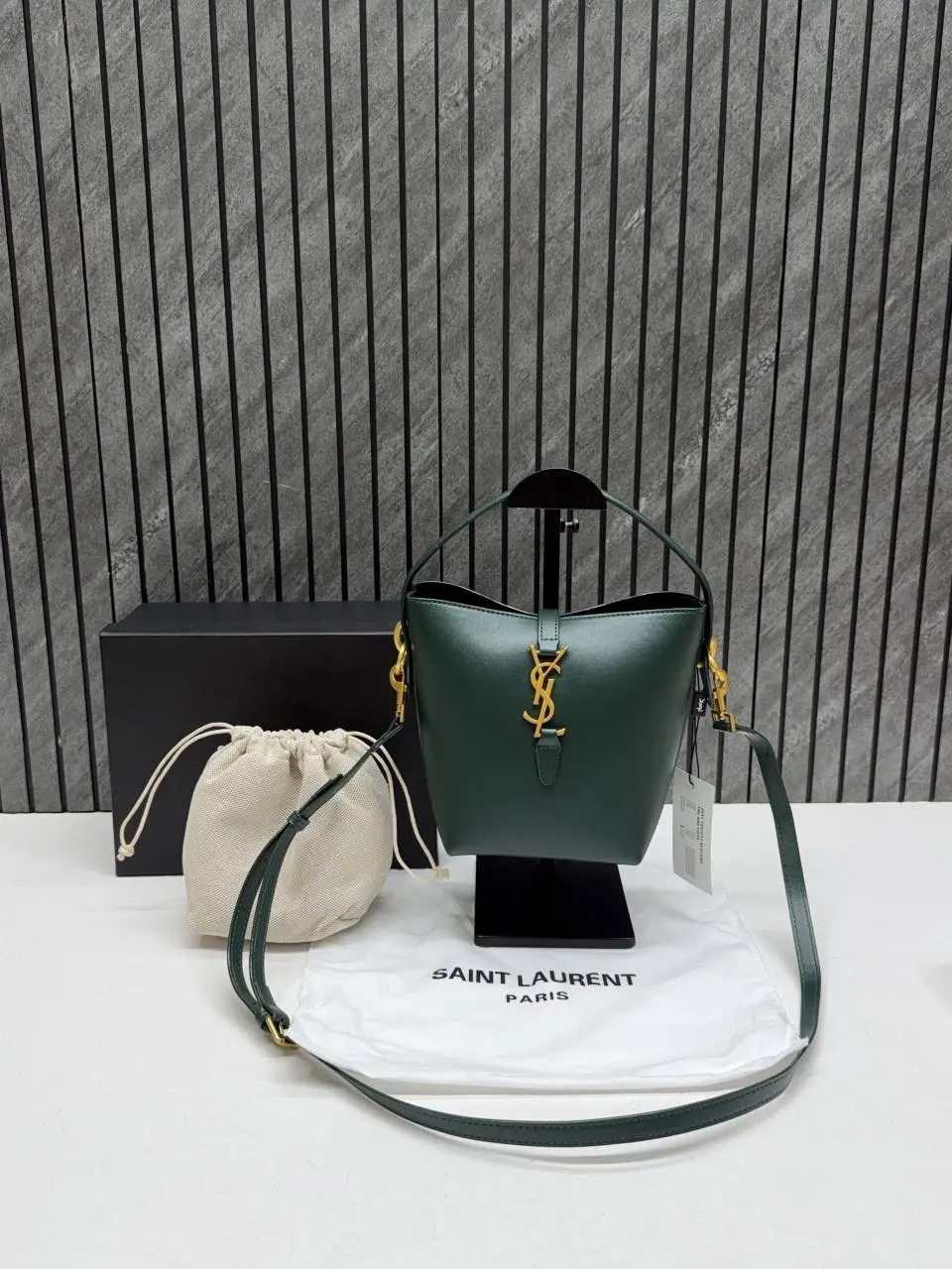 Ysl 8875 Bucket Bag With Original Box DustCover & Potli Bag Inside