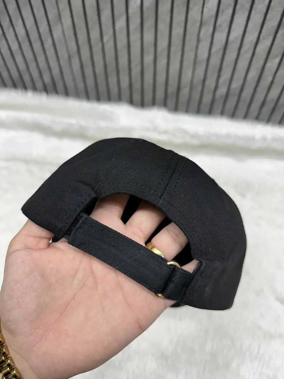 Tommy Hilfigar All Black Premium Unisex Cap - Image 3