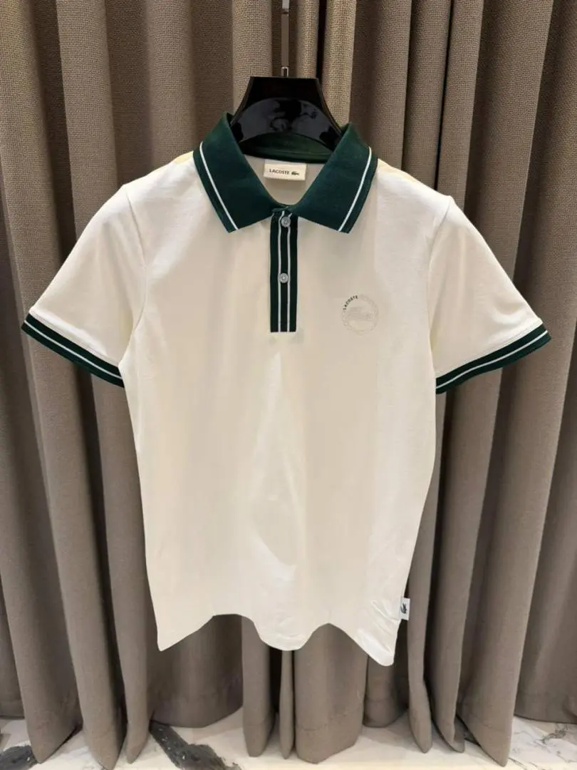 Lacoste Chest Logo Polo T-shirt White - Image 3