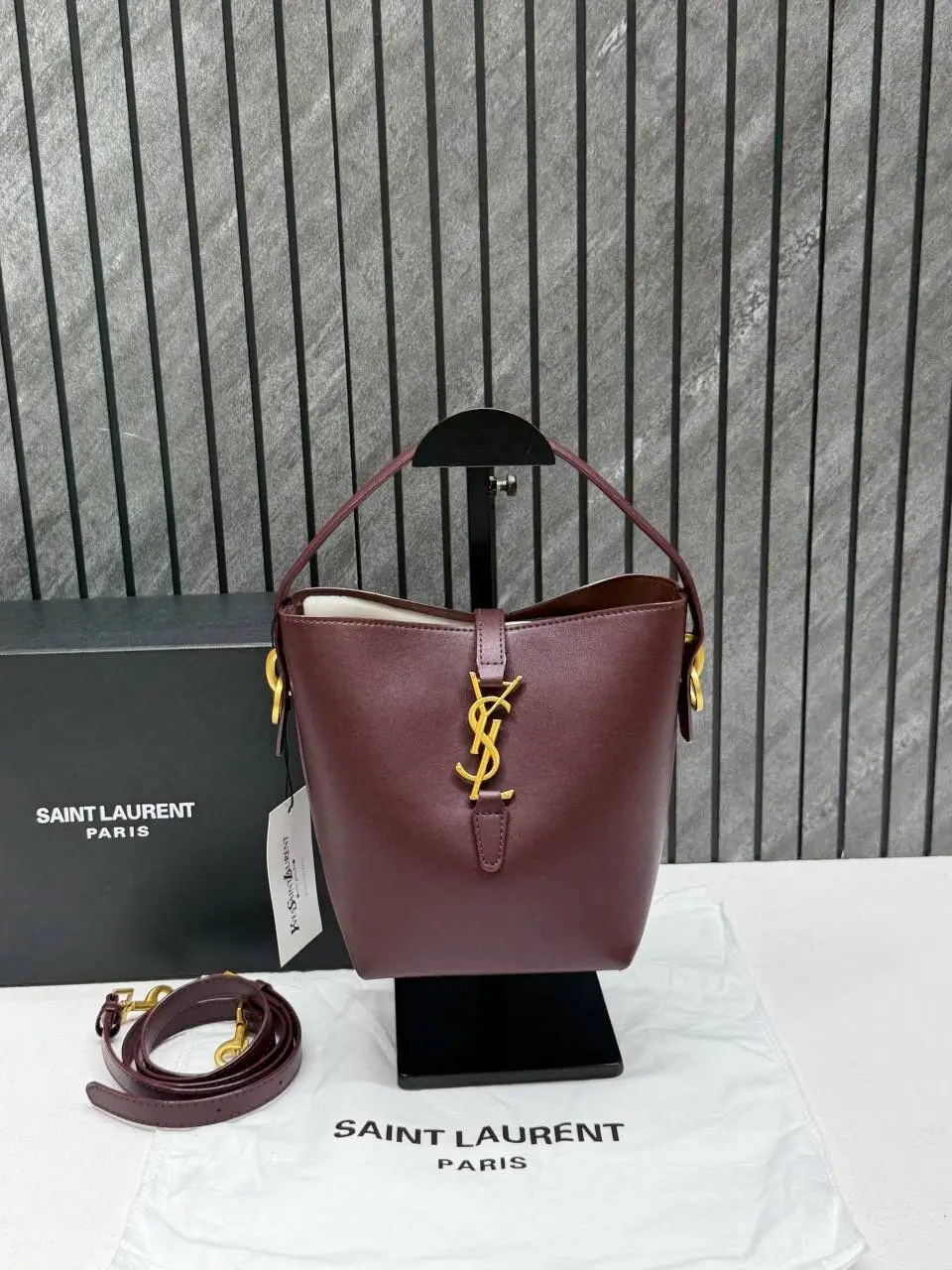 Ysl 8875 Bucket Bag With Original Box DustCover & Potli Bag Inside - Image 5