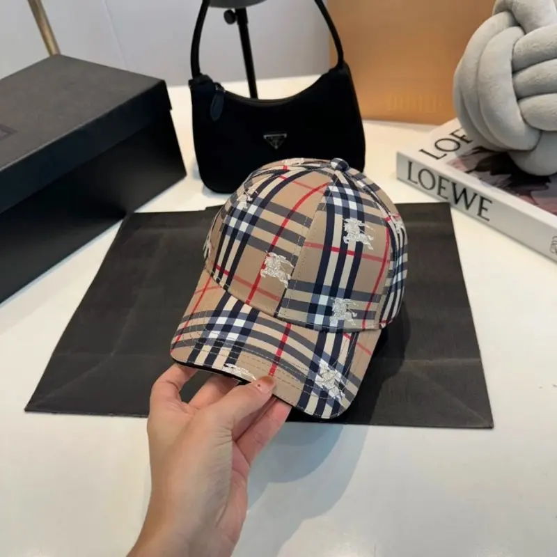Burberry NoReturn White Equestrian Knight Monogram Premium Unisex Cap (With Safety Box) - Image 3