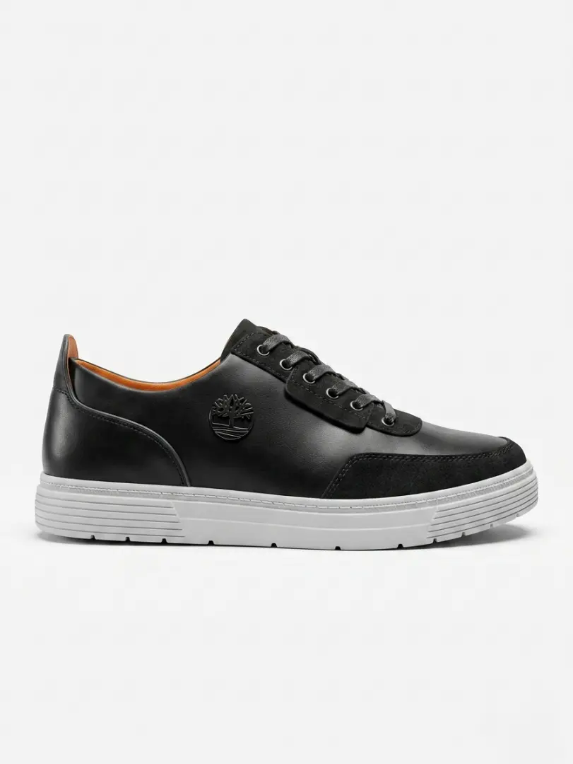 TIMBERLAND LOW BLACK GREY CASUAL SNEAKER WITH SUEDE