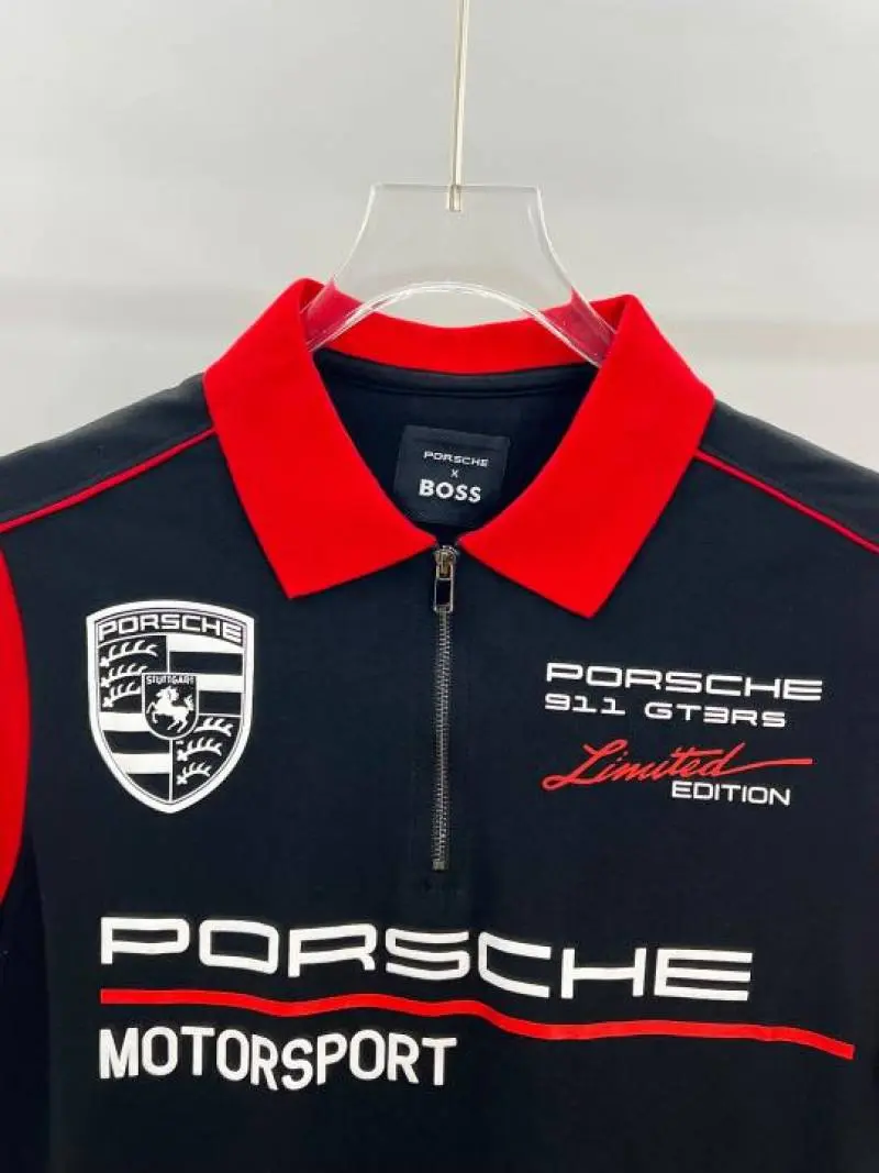 PORSCHE BOSXS xIMPORTED STORE ARTICLE POLO T-SHIRT - Image 3