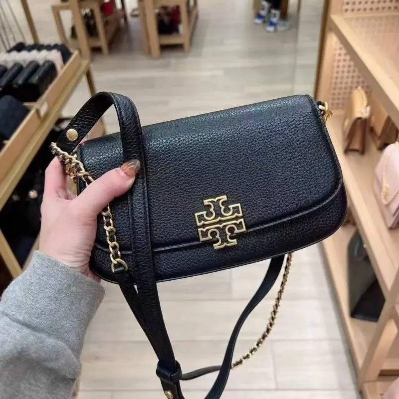 Toryy Burch Britten Small Convertible Shoulder Bag With Original Box & DustCover