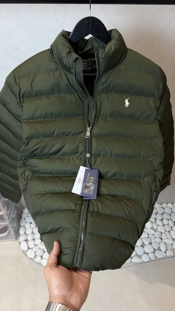 Polo Ralf Lauren Quilter Puffer Jacket Forest Green 1015 - Image 3