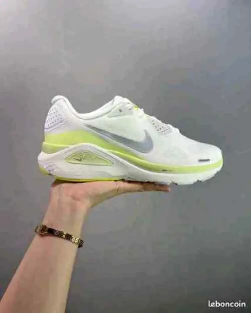 Nike Structure 26 White Barely Volt 417 - Image 6