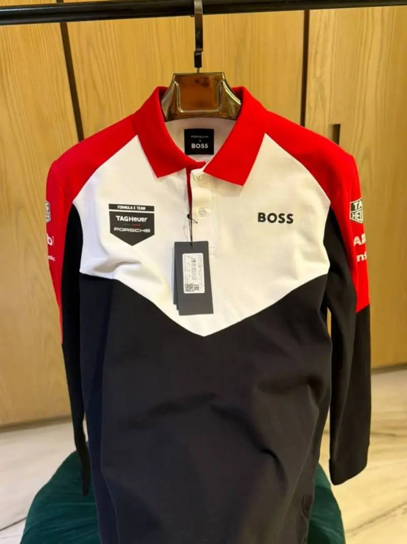 PORSCHE xBOSXS IMPORTED STORE ARTICLE POLO T-SHIRTxx - Image 6