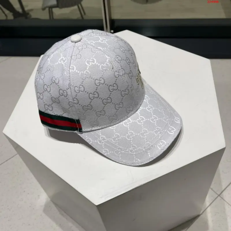 Gucci GG Harmosas White Premium Unisex Cap (With Box) - Image 5