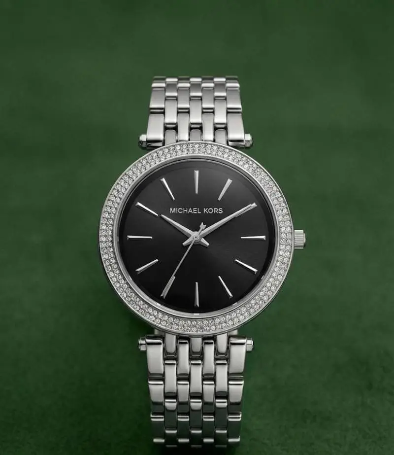 Michael Kors Darci Silver Black