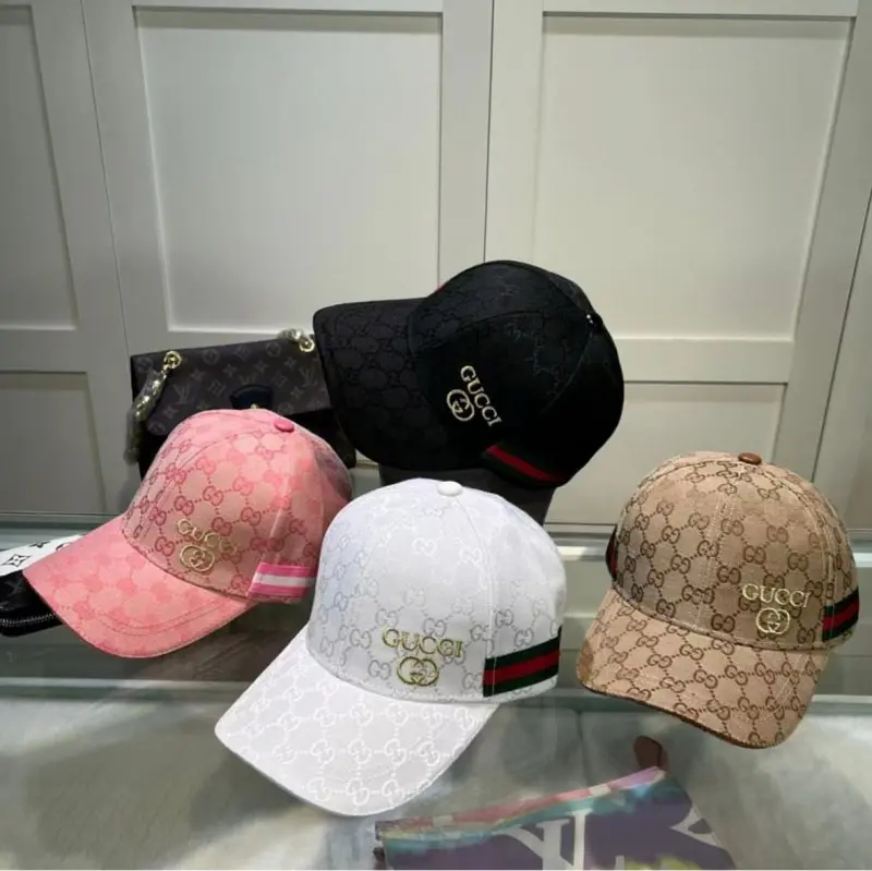 Gucci GG Harmosas Beige Premium Unisex Cap (With Box) - Image 3