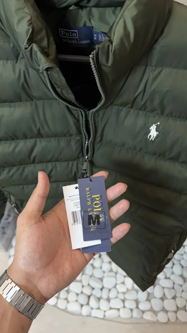 Polo Ralf Lauren Quilter Puffer Jacket Forest Green 1015 - Image 4