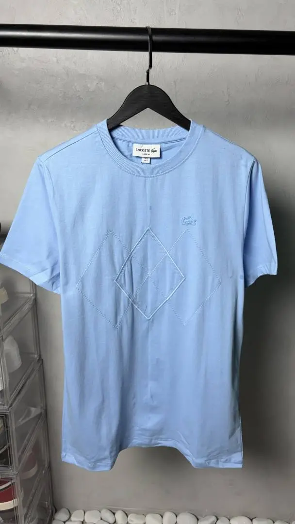 Lacoste Diamond Stitch T-Shirt 1232 - Image 3