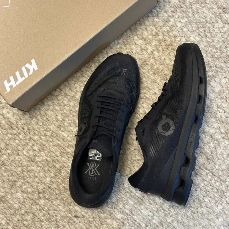 On Running x Kith Cloudzone Triple Black - Image 8