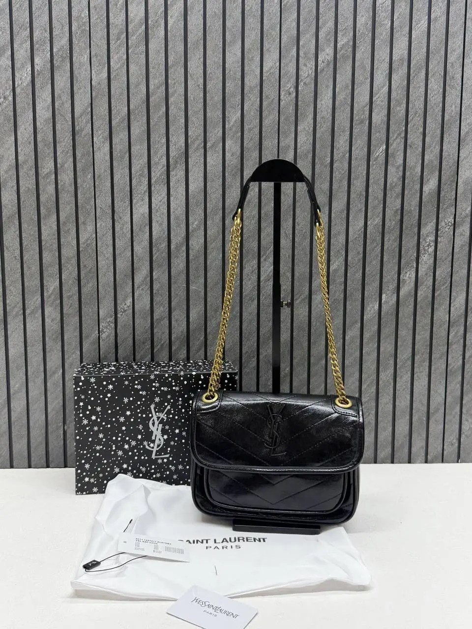 Ysl niki 1825 Small ShoulderBag With Original Box & DustCover - Image 5