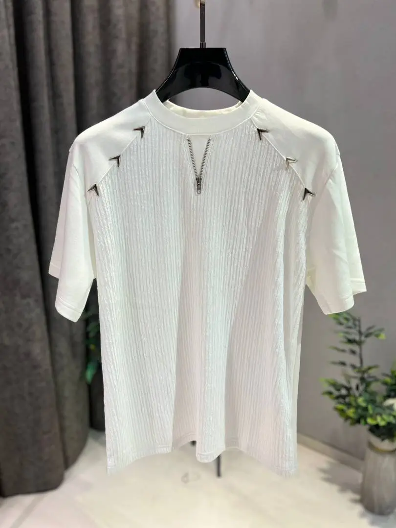 KOREAN IMPORTED HIGH DEMAND ARTICLE T-SHIRT WHITE - Image 2