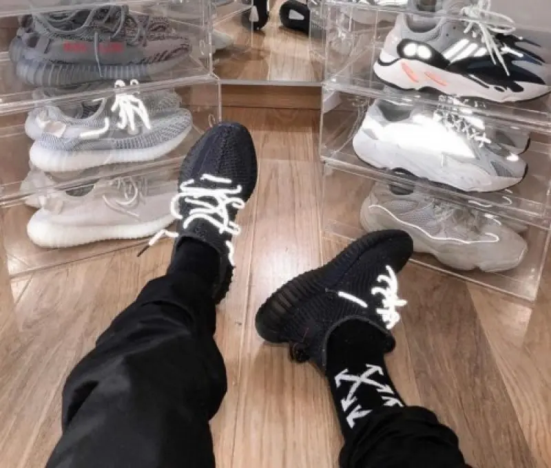 Adidas Yeezy 350 V2 Lace Reflective Semi Ua