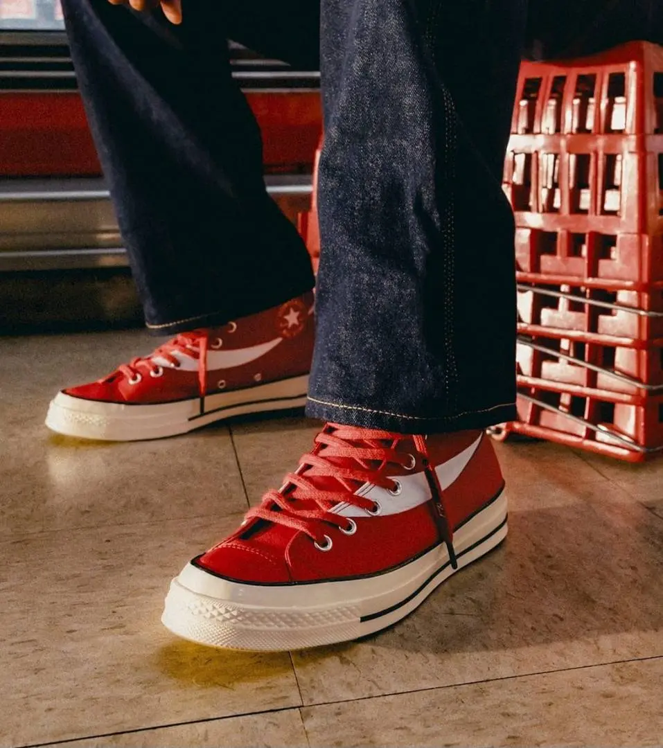 Converse CHUCK 70 COCA COLA RACING RED LEATHER - Image 3
