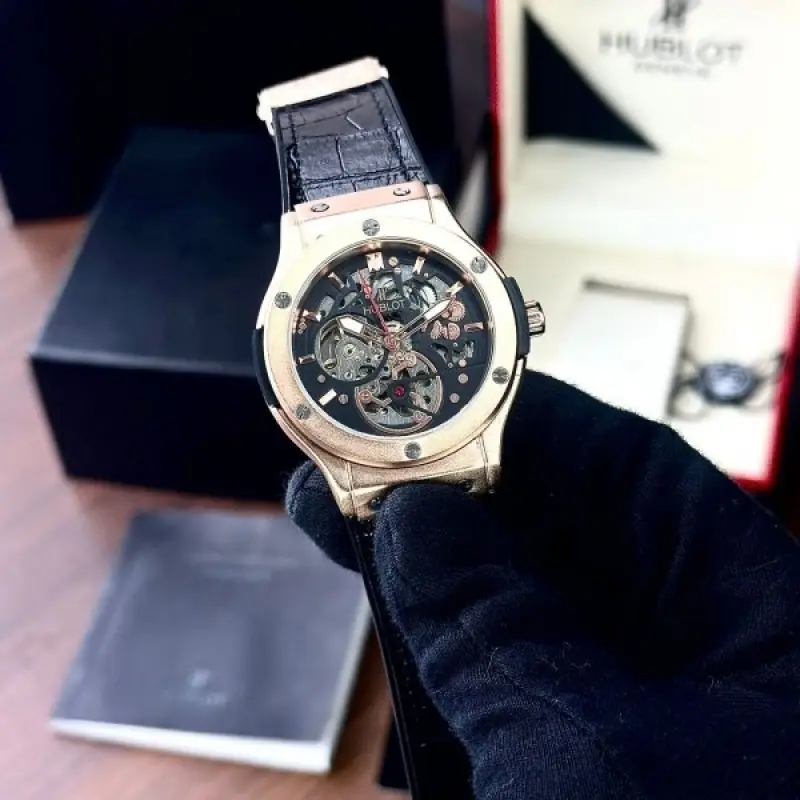 Hublot Automatic Rosegold Black - Image 2
