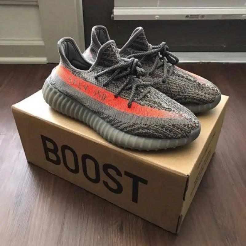 Adidas Yeezy Boost 350 V2 Beluga Grey Orange Full Accessories SEMI UA