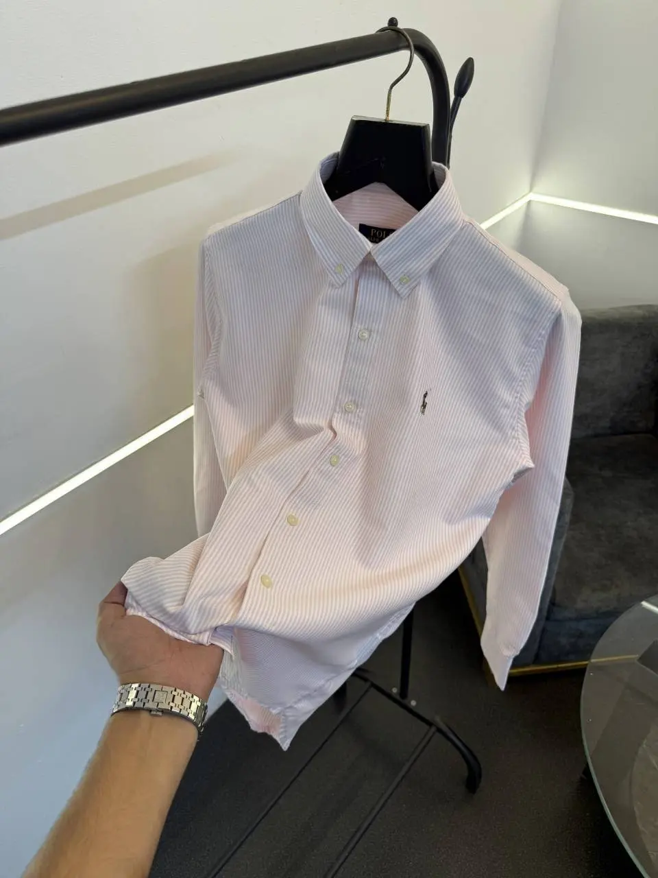 Ralph lauren pink imported oxford lining shirt - Image 2