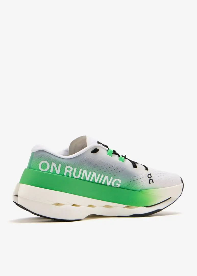 On Cloudboom Max Green White Running - Image 2