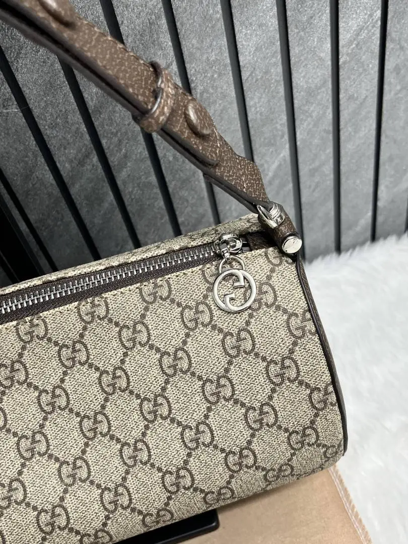 Gucci GG Supreme Round Vanity Crossbody Bag With OriginalBox DustCover - Image 5