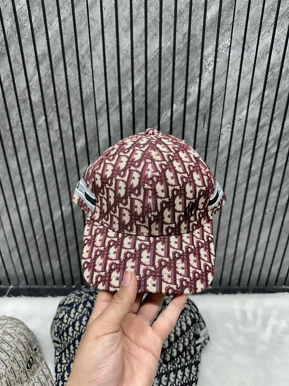 Dior CD Oblique Red Monogram Premium Unisex Cap