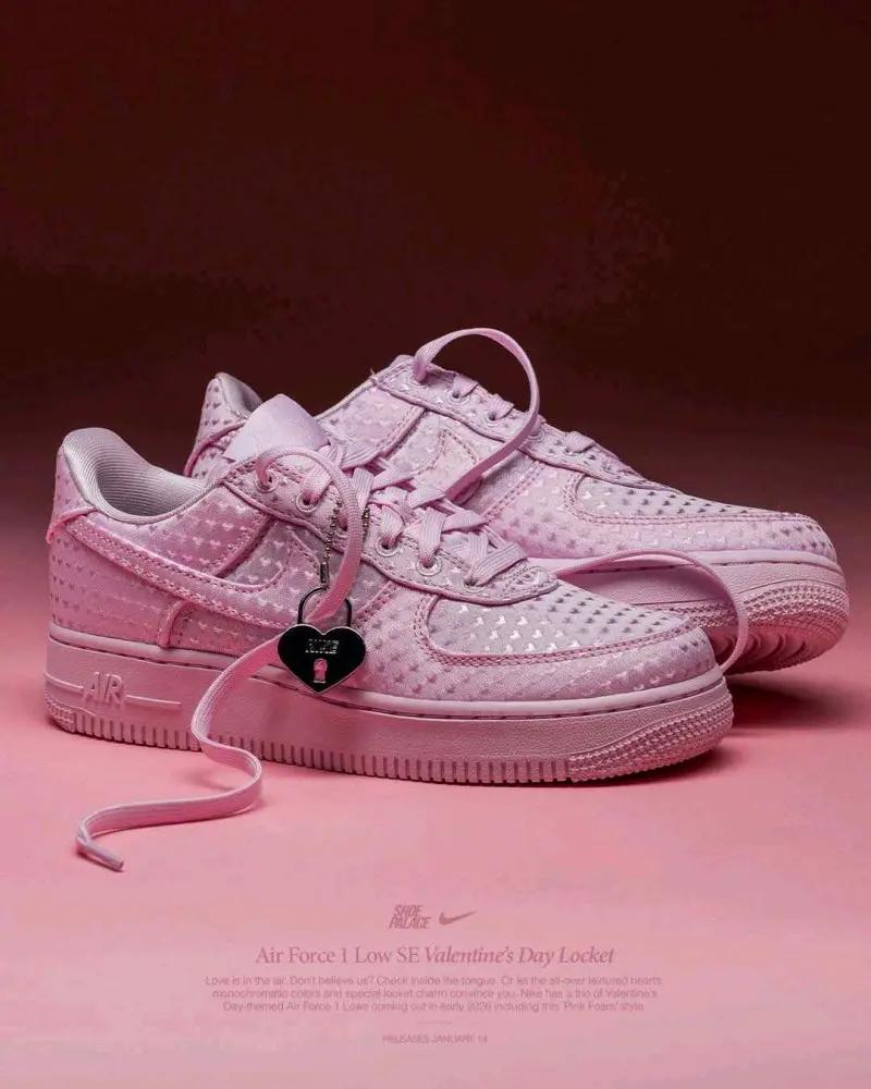 Nike AirForce 1 Low Valentines Day Pink foam - Image 3