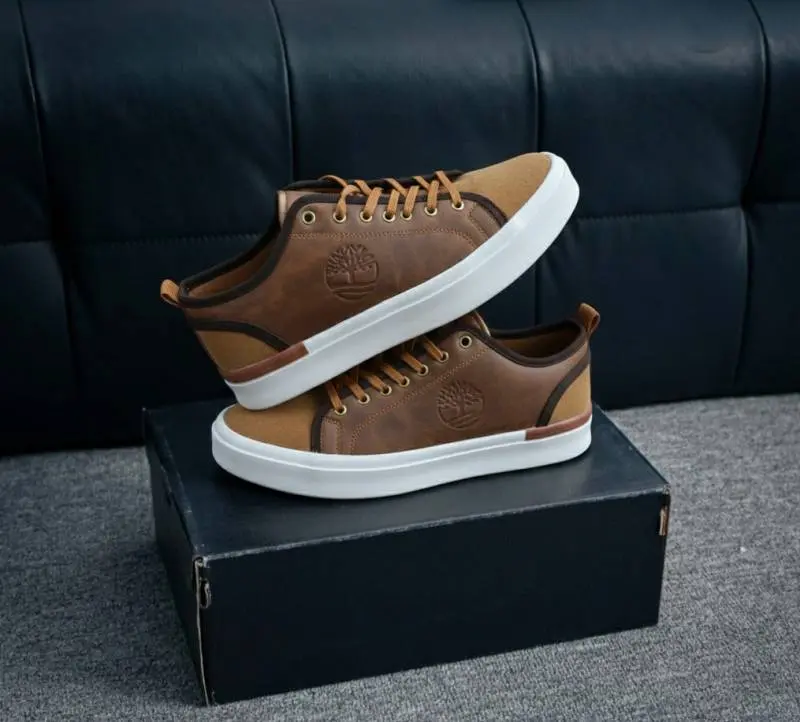 TIMBERLAND TAN WHITE CASUAL SNEAKER 0022 - Image 2