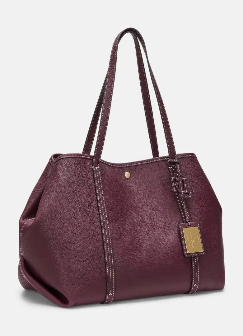 Ralph Lauren Pebbled Leather Large Emerie Tote - Image 4