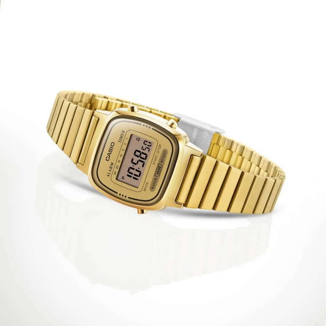 Casio Womens Vintage LA670 GOLD - Image 2