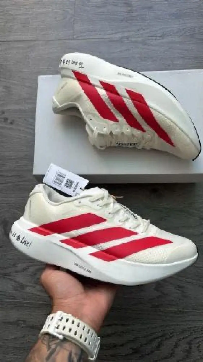 Adidas adizero evo sl white red - Image 10