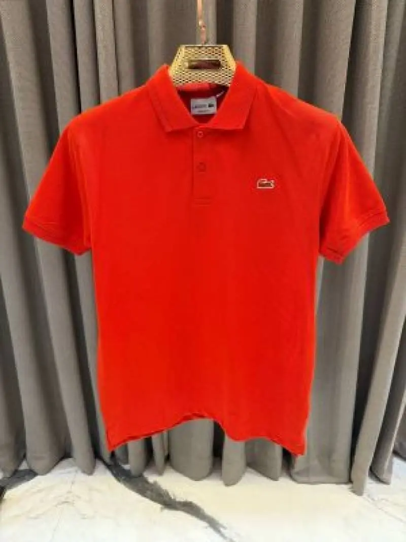 Lacoste Chest Logo Polo T-shirt Orange
