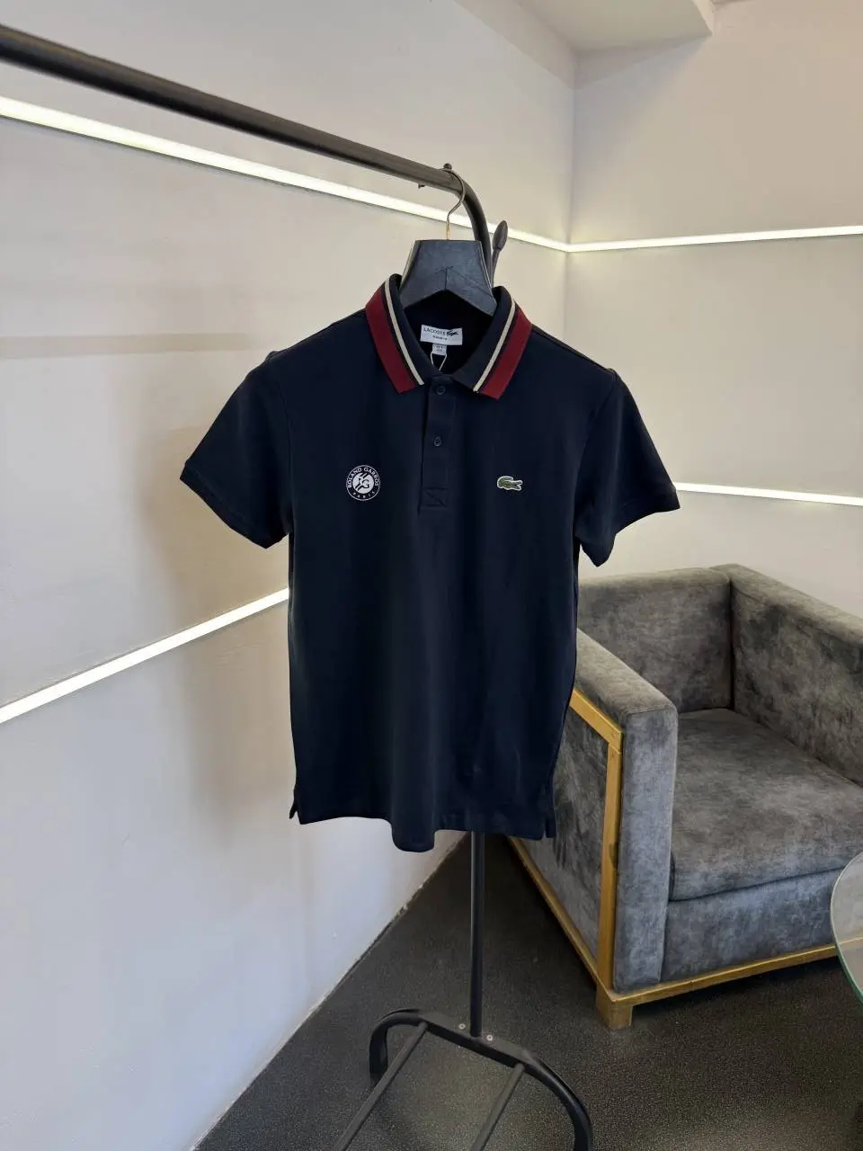 Lacoste Imported polo tshirt dark blue sale
