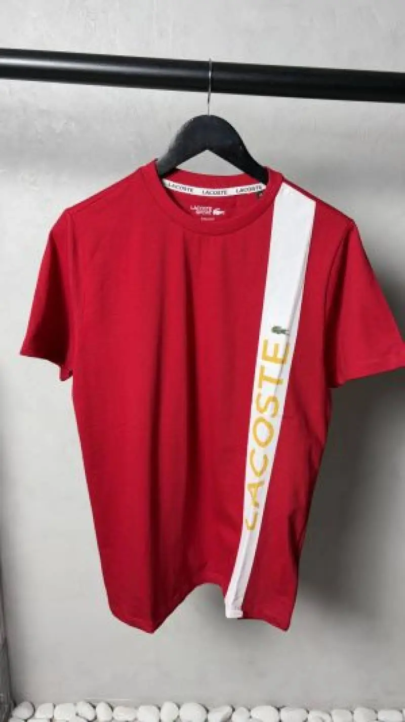 Lacoste Vertical Stripe T-Shirt. 1235 Sale-offer. VS1000 - Image 3