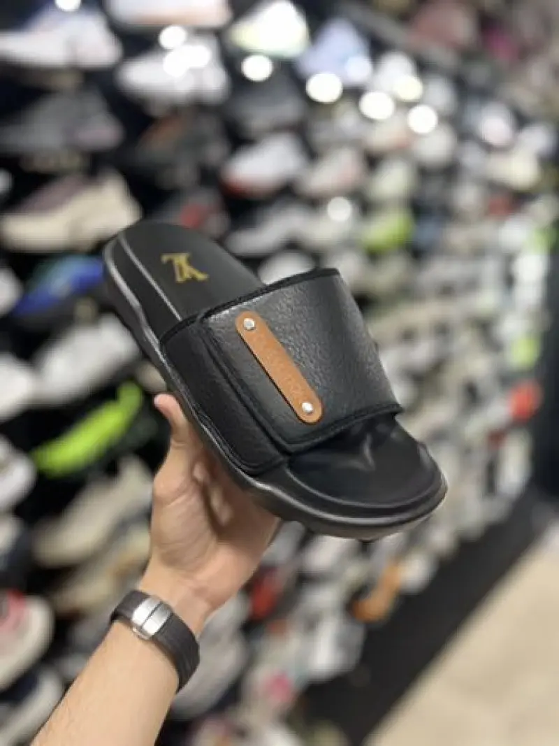 Louis Vuitton Black Slide