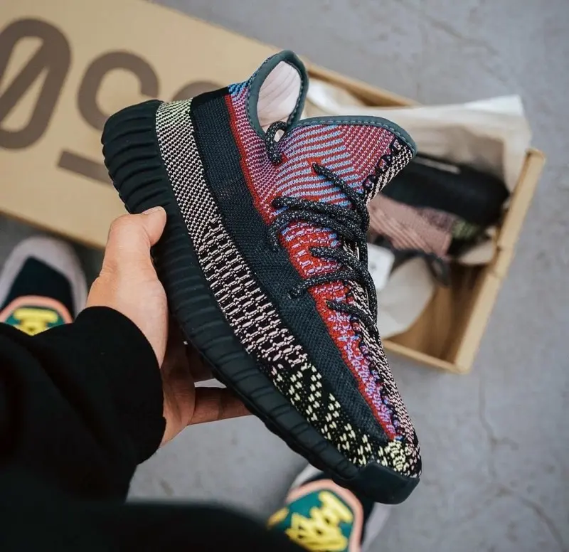 Adidas Yeezy 350 V2 YECHEIL BLACK SEMI UA With OG ACCESSORIES - Image 2
