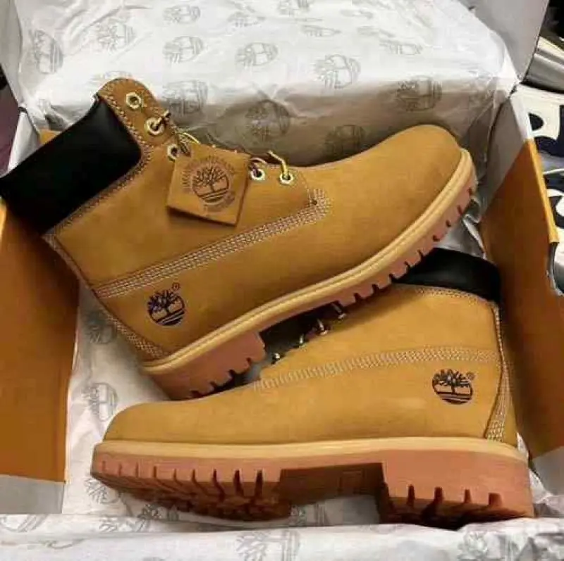 Timberland Suede Boots Wheat - Image 2