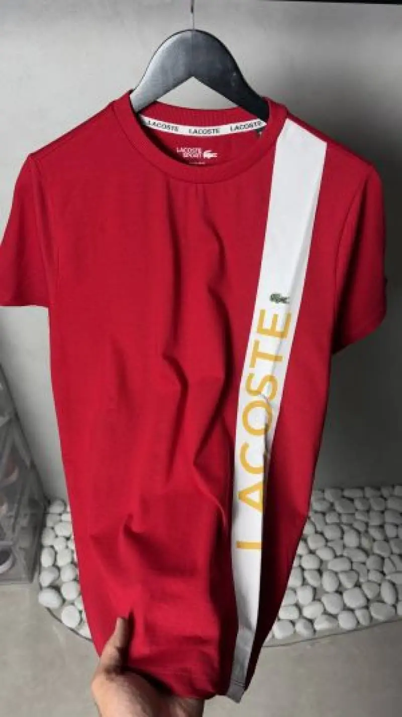 Lacoste Vertical Stripe T-Shirt. 1235 Sale-offer. VS1000 - Image 2