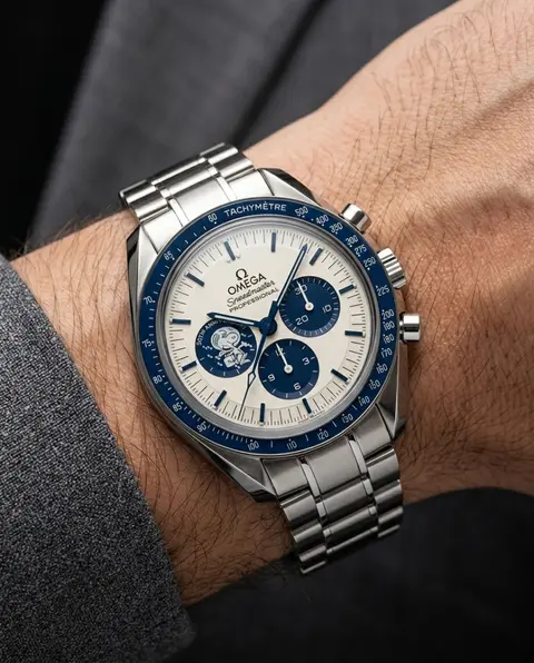 Omega Speedmaster 57 Silver Snoopy 50th Anniversary