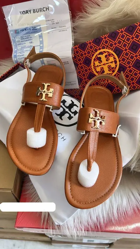 Tori Burch Eleanor Sandals With OriginalBox DustCover