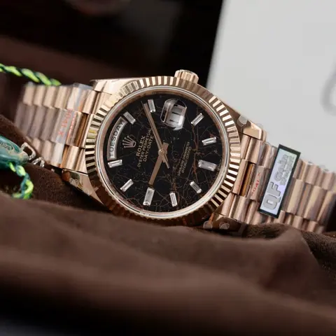 Rolex Oyster perpetual Day Date Rose Gold Marble Ref228235 Z-R Quality