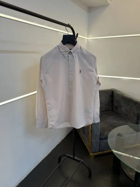 Ralph lauren light pink imported oxford lining shirt