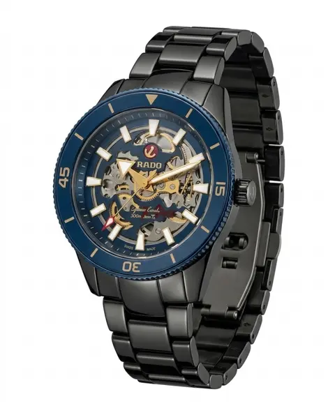 Rado Captain Cook HighTech Automatic Black-Blue-Gold