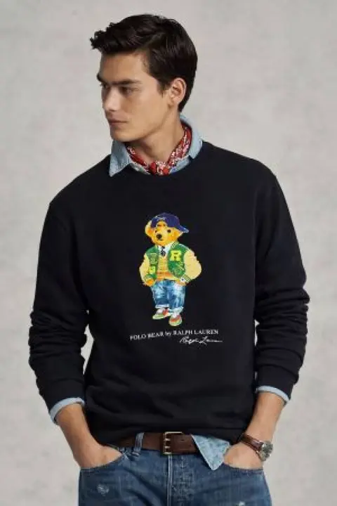 No Return RL imported Primium Sweatshirt Black