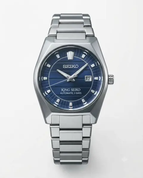 King Seiko Vanac Quartz Silver blue Dial