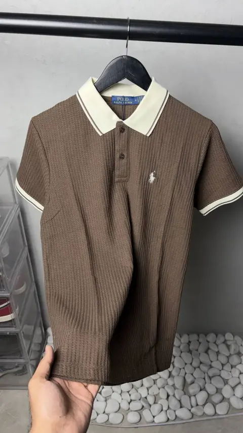 Ralph Lauren Premium Knit Polo T-Shirt with OG BOX PACKAGING 3011