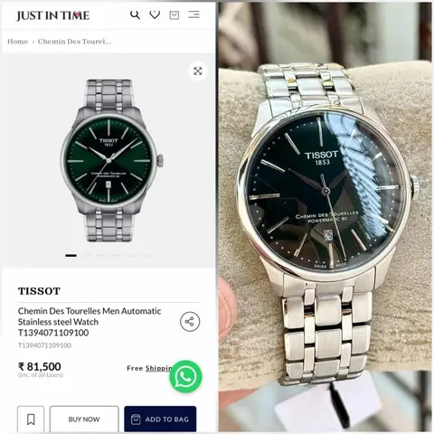 Tissot chemin des tourelles automatic Green