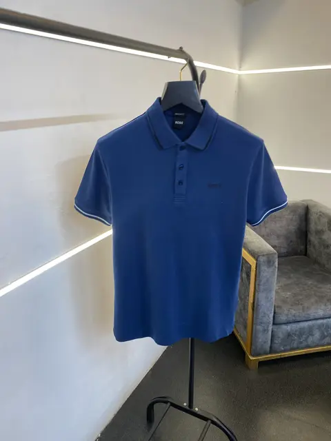 Hugo bos imported polo tshirt blue