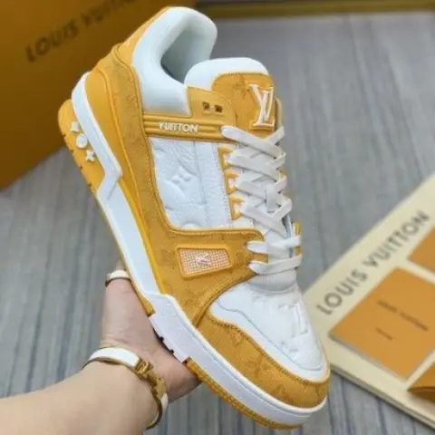 Trainer White Yellow